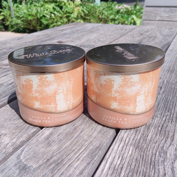 BBW Vanilla & Peach Tea candle set - Picture 5 of 9